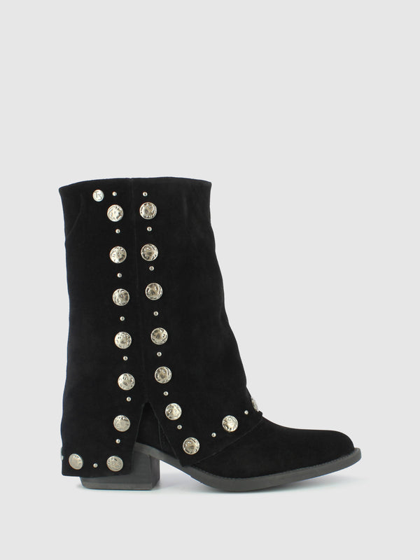 Botas com Fecho em Preto